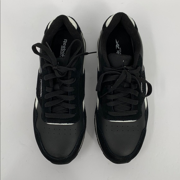 Reebok Harman Work sneakers black leather composite safety toe tie men 7 WIDE - Picture 3 of 7
